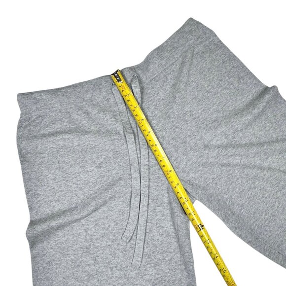 NWT Kier+J Sweater Pant Sz. M Gray Knit Drawstring Mid-Rise Cotton Pajama Lounge - Picture 6 of 11